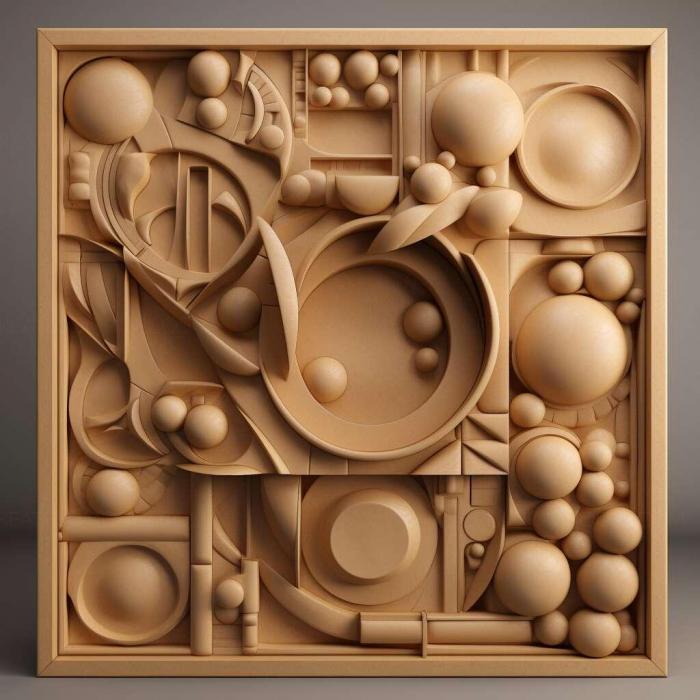 نموذج ثلاثي الأبعاد لآلة CNC 3D Art 